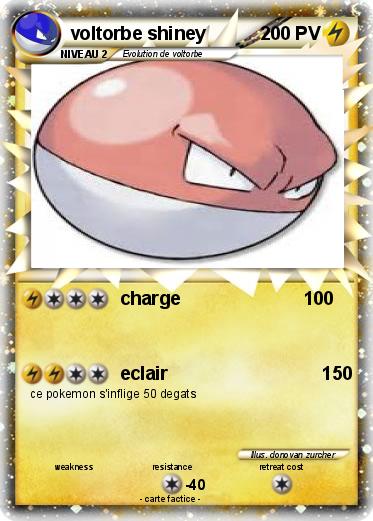 Pokemon voltorbe shiney