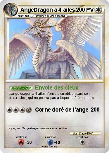 Pokemon AngeDragon a 4 ailes