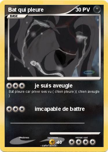 Pokemon Bat qui pleure