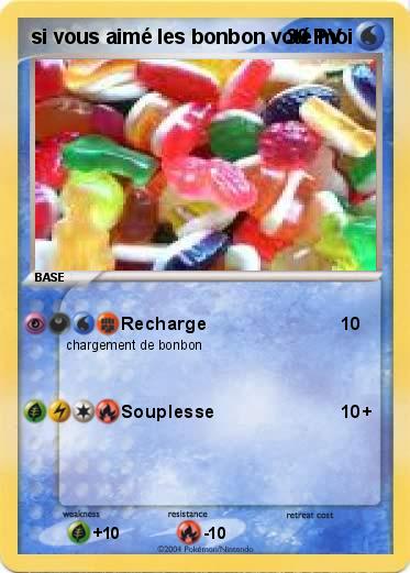 Pokemon si vous aimé les bonbon voté moi