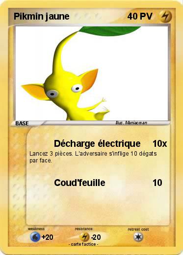 Pokemon Pikmin jaune