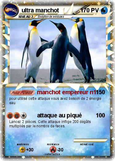 Pokemon ultra manchot