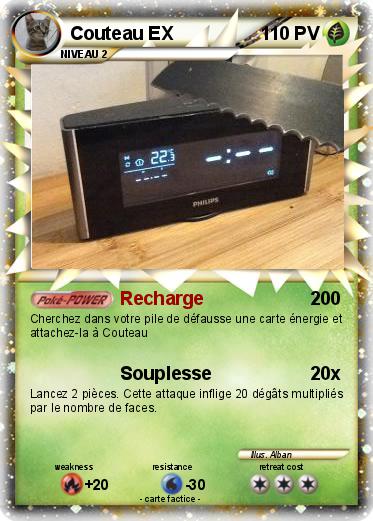 Pokemon Couteau EX