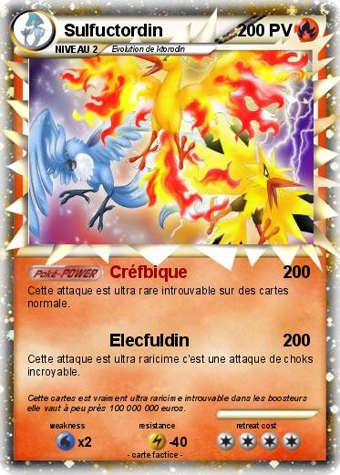 Pokemon Sulfuctordin