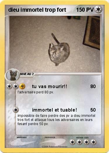 Pokemon dieu immortel trop fort 