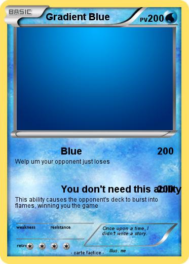 Pokemon Gradient Blue