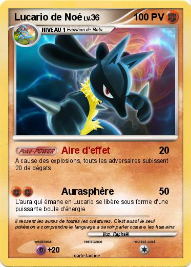 Pokemon Lucario de Noé