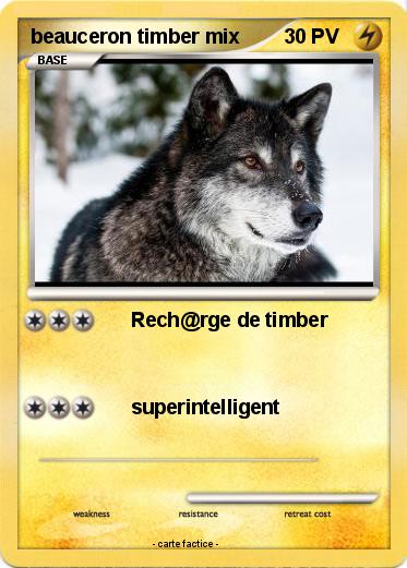 Pokemon beauceron timber mix