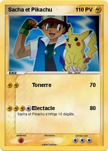 Pokemon Sacha et Pikachu