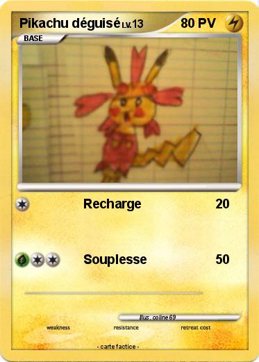 Pokemon Pikachu déguisé