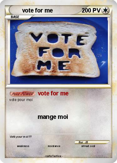 Pokemon vote for me