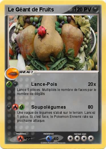 Pokemon Le Géant de Fruits