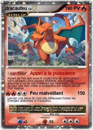 Pokemon dracaufeu