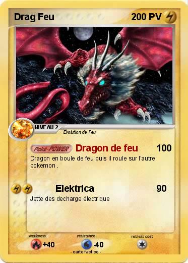 Pokemon Drag Feu