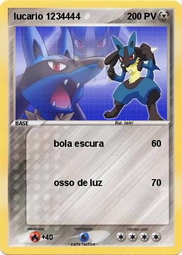 Pokemon lucario 1234444