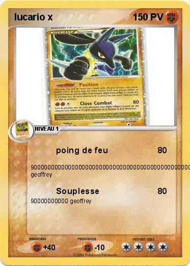Pokemon lucario x