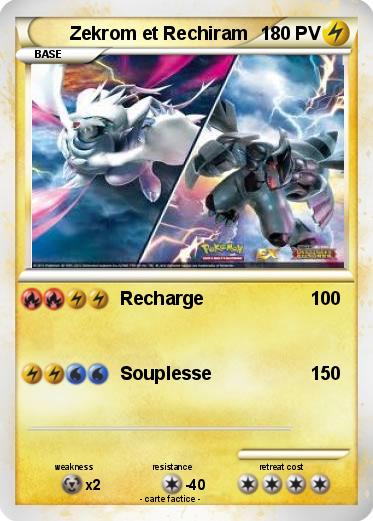 Pokemon Zekrom et Rechiram