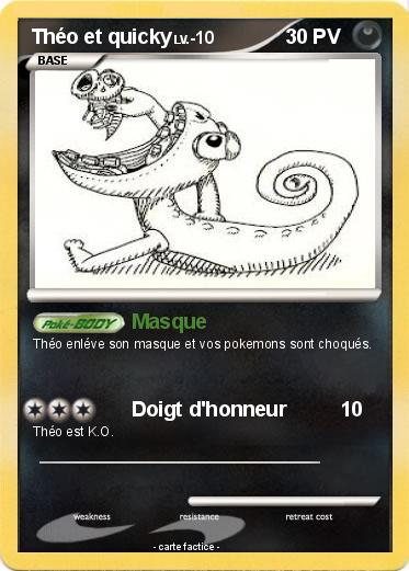 Pokemon Théo et quicky