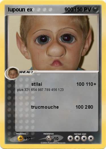 Pokemon lupoun ex                      900                 