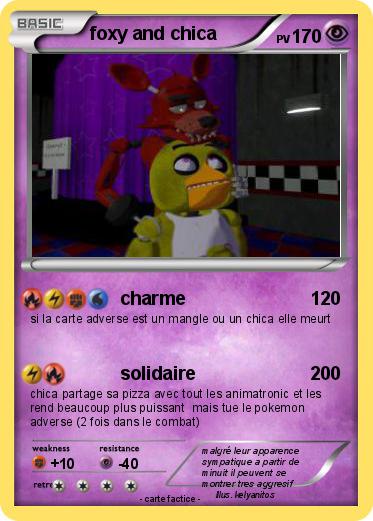 Pokemon foxy and chica