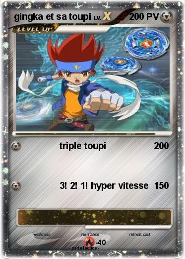 Pokemon gingka et sa toupi