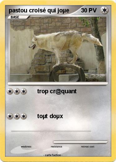 Pokemon pastou croisé qui joµe