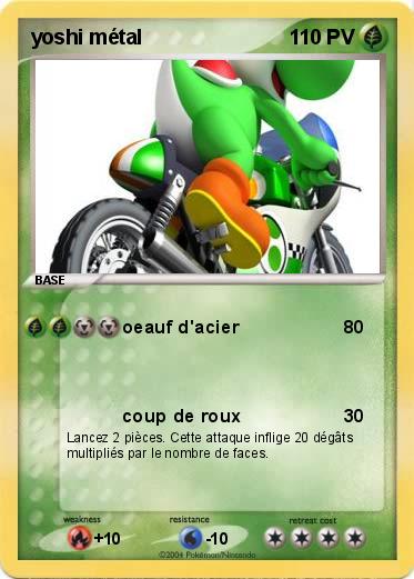 Pokemon yoshi métal