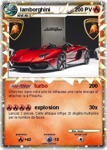 Pokemon lamborghini
