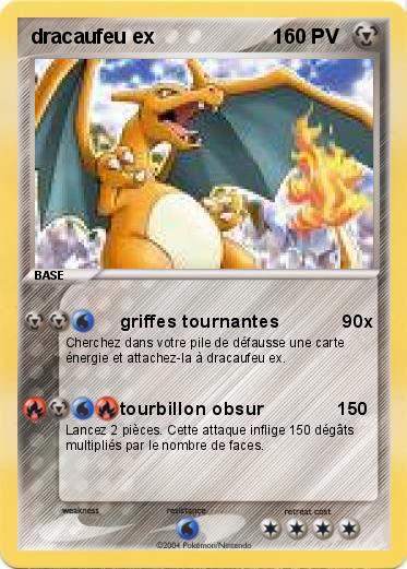 Pokemon dracaufeu ex                     1