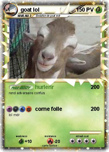 Pokemon goat lol