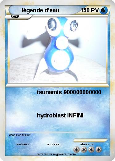 Pokemon légende d'eau