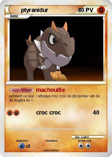 Pokemon ptyranidur