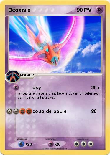 Pokemon Déoxis x