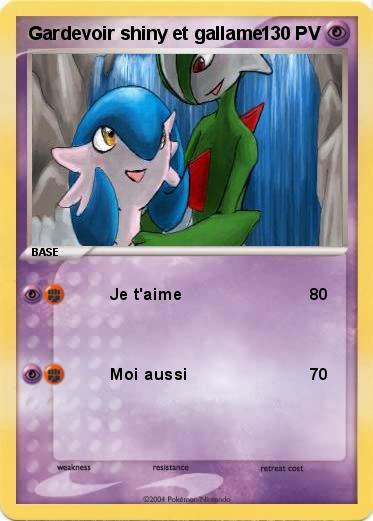 Pokemon Gardevoir shiny et gallame