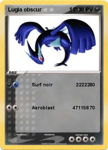Pokemon Lugia obscur                   55