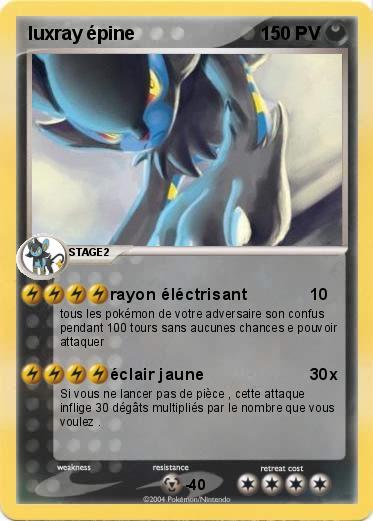 Pokemon luxray épine                    