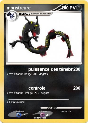 Pokemon monstreure