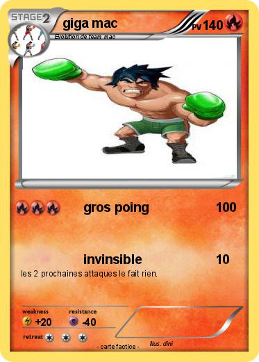 Pokemon giga mac