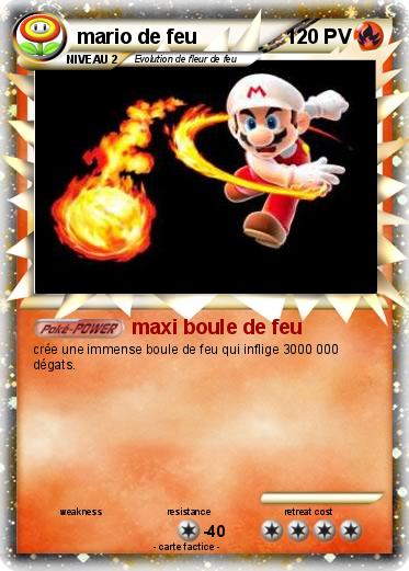 Pokemon mario de feu