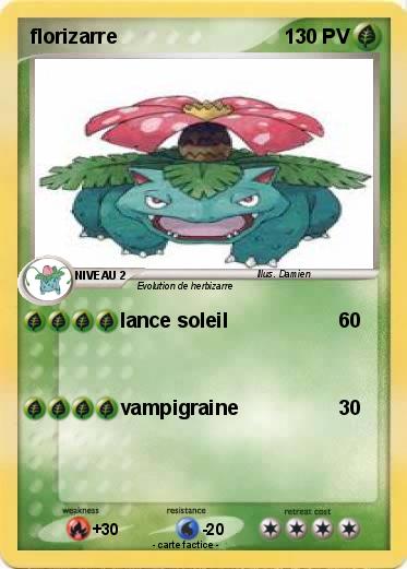 Pokemon florizarre