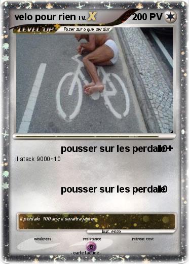 Pokemon velo pour rien