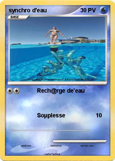 Pokemon synchro d'eau