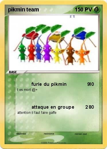 Pokemon pikmin team