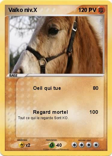 Pokemon Vaïko niv.X