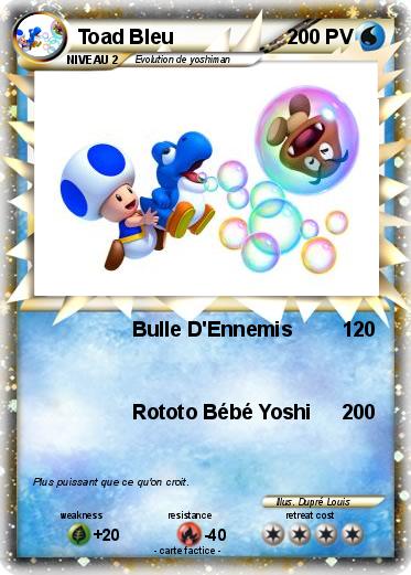 Pokemon Toad Bleu