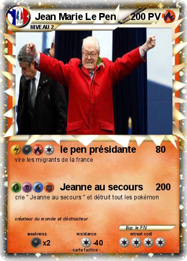 Pokemon Jean Marie Le Pen