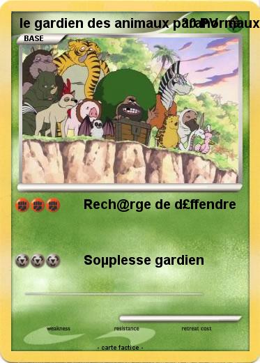 Pokemon le gardien des animaux paranormaux