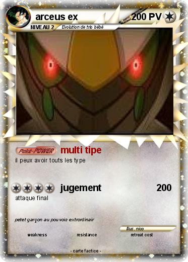 Pokemon arceus ex