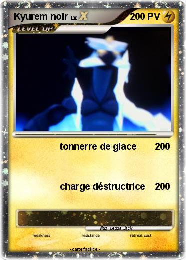 Pokemon Kyurem noir