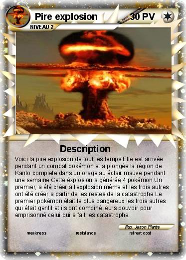 Pokemon Pire explosion